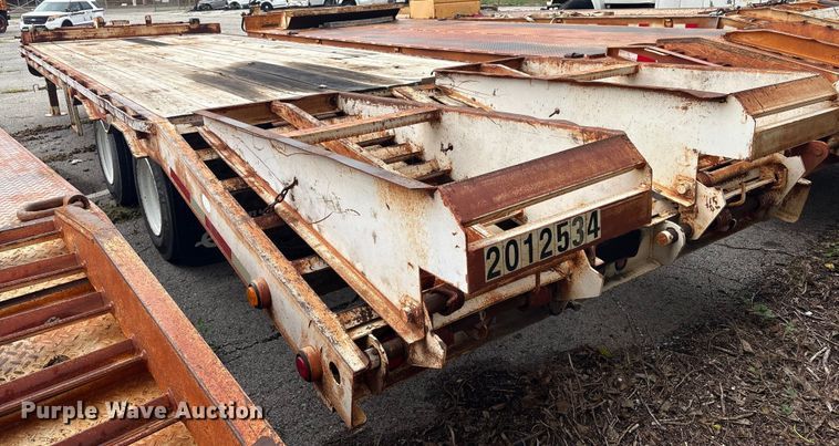 image for item EG8680 2012 Belshe BDT25 equipment trailer