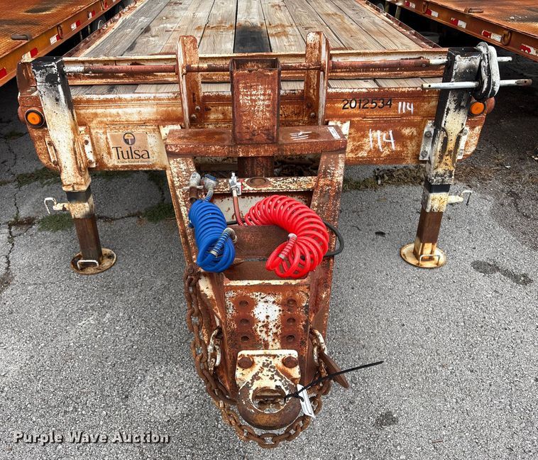 image for item EG8680 2012 Belshe BDT25 equipment trailer