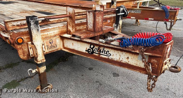 image for item EG8680 2012 Belshe BDT25 equipment trailer
