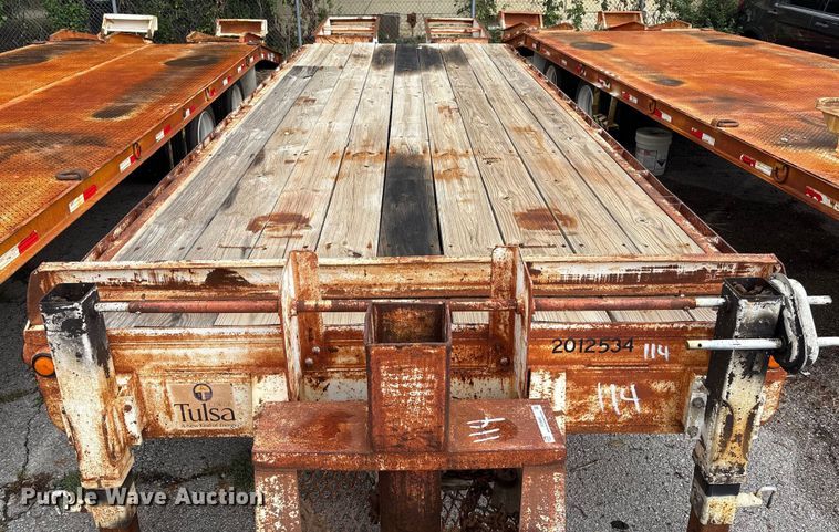 image for item EG8680 2012 Belshe BDT25 equipment trailer