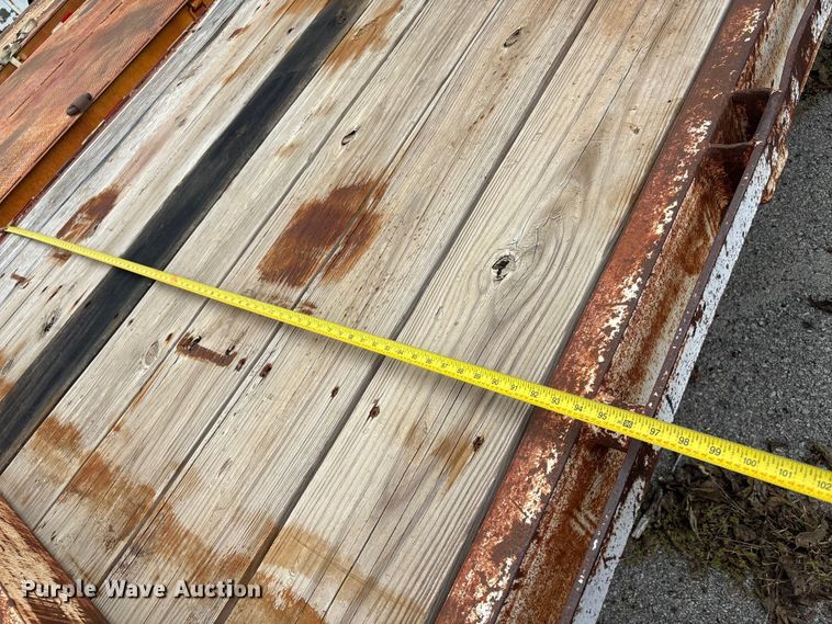 image for item EG8680 2012 Belshe BDT25 equipment trailer