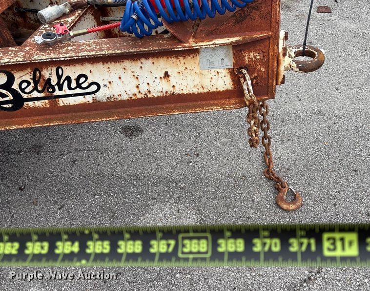 image for item EG8680 2012 Belshe BDT25 equipment trailer