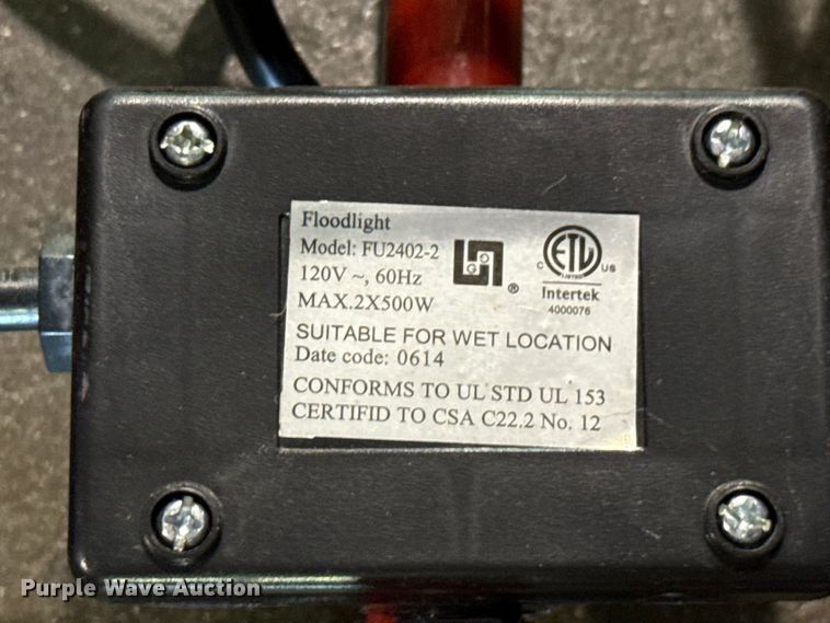 image for item EG8681 Intertek  FU2402-2 floodlight