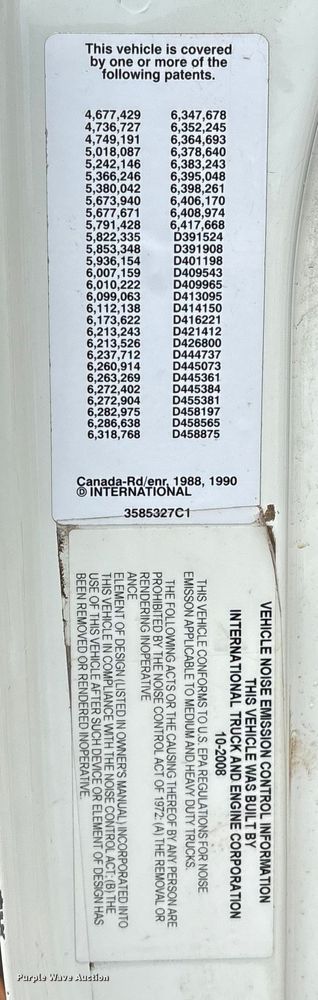 image for item EG8690 2009 International 7400 dump truck