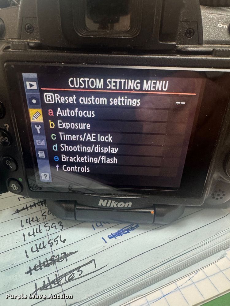 image for item EG8714 Nikon D5000 digital SRL camera