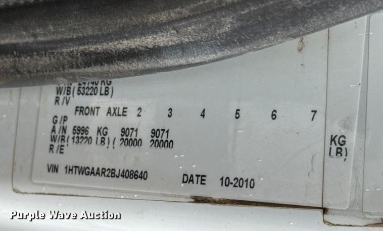 image for item EG8731 2011 International 7400  dump truck