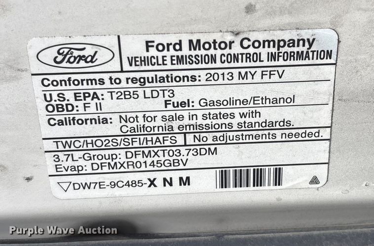 image for item EG8732 2013 Ford Explorer Police SUV