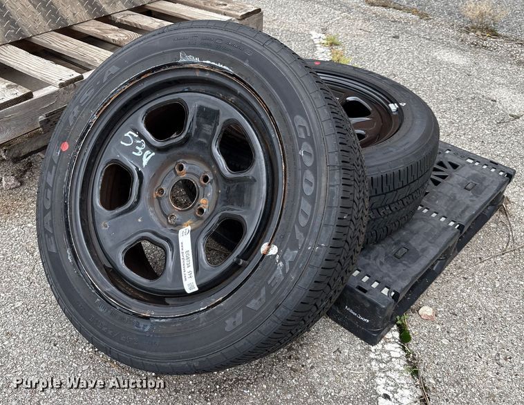 image for item EG8734 (2) Goodyear 245/55R18 tires