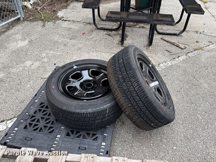 image for item EG8734 (2) Goodyear 245/55R18 tires