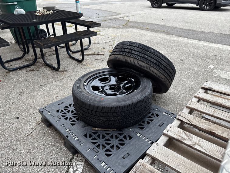 image for item EG8734 (2) Goodyear 245/55R18 tires