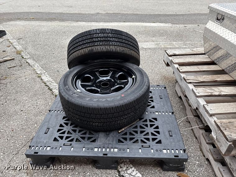 image for item EG8734 (2) Goodyear 245/55R18 tires