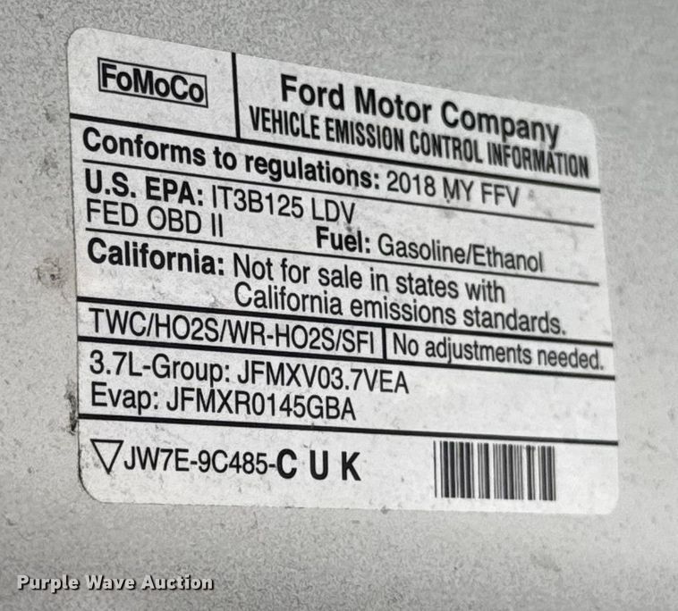 image for item EG8757 2017 Ford Taurus Police 