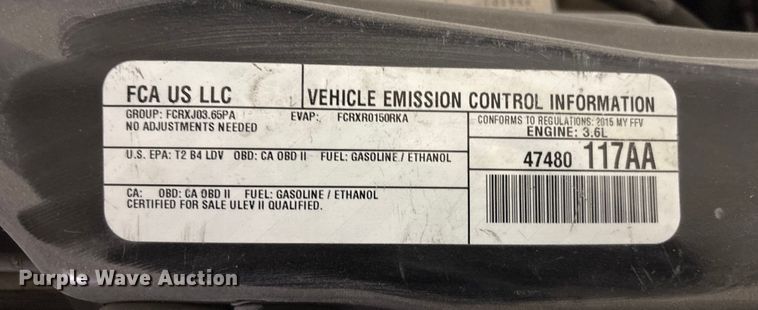 image for item EH7520 2015 Dodge Grand Caravan handicap accessible van