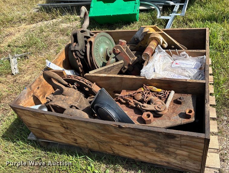 image for item EJ7662 (2) overhead chain hoists