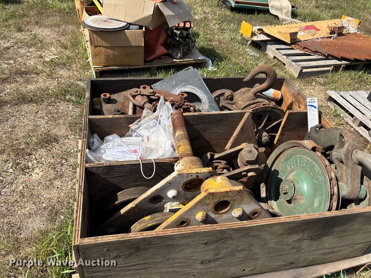 image for item EJ7662 (2) overhead chain hoists