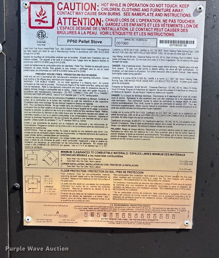 image for item EJ7664 Pellet furnace