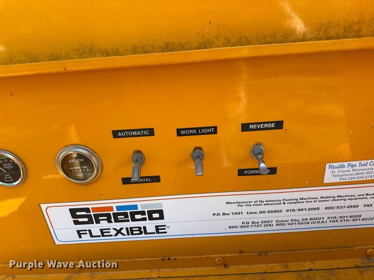 image for item EL0014 Sreco-Flexible HMRSR516TR sewer cleaning trailer