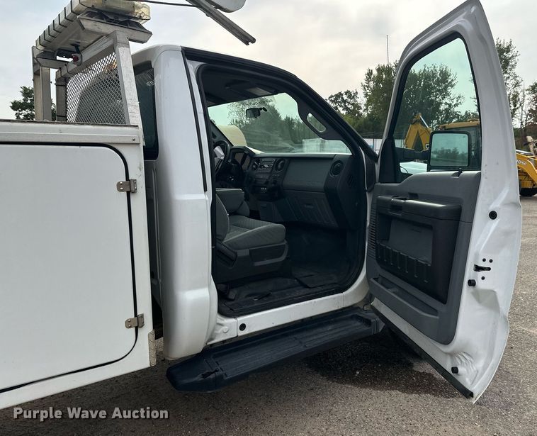 image for item EL0019 2014 Ford F350 utility bed pickup truck