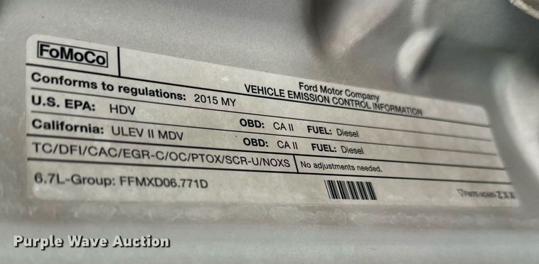 image for item EL0019 2014 Ford F350 utility bed pickup truck