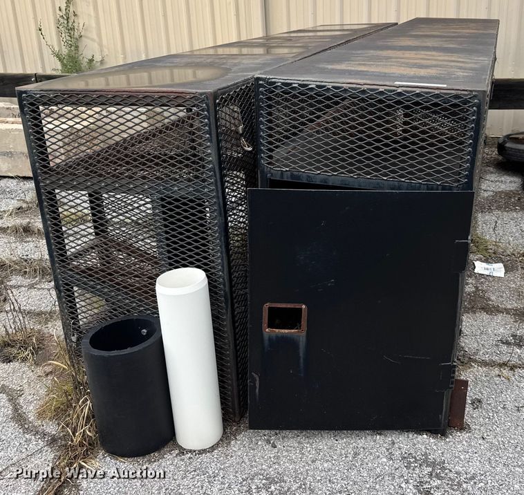 image for item EM8219 (2) steel storage shelves