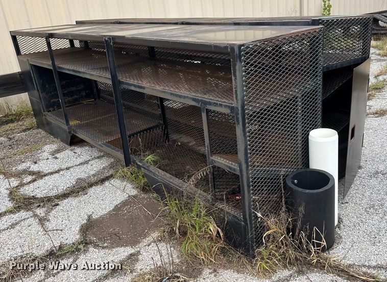 image for item EM8219 (2) steel storage shelves