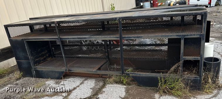 image for item EM8219 (2) steel storage shelves