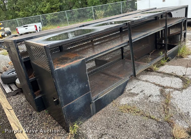 image for item EM8219 (2) steel storage shelves