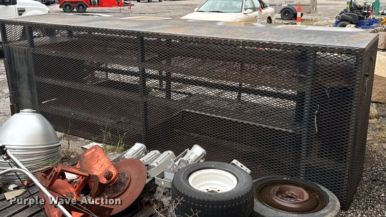 image for item EM8219 (2) steel storage shelves