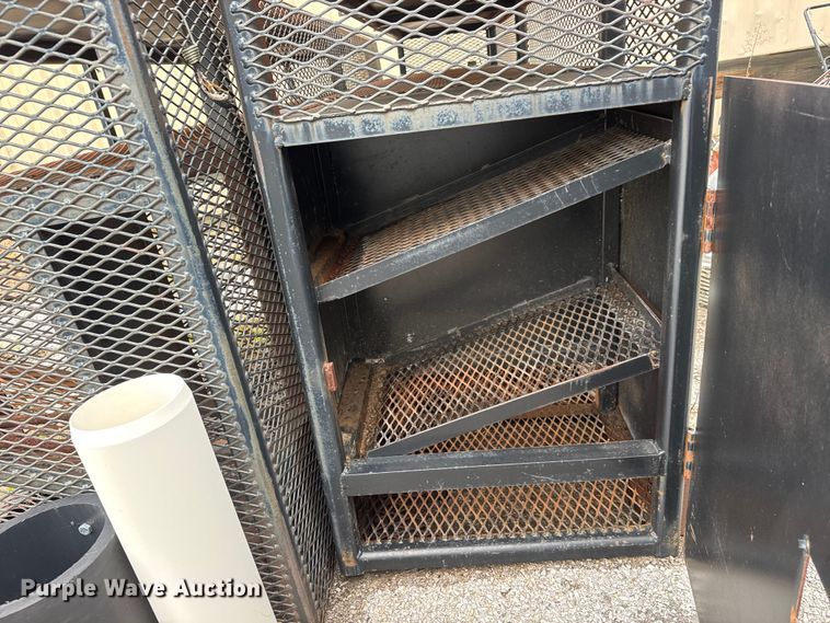 image for item EM8219 (2) steel storage shelves