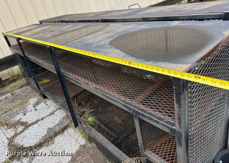 image for item EM8219 (2) steel storage shelves