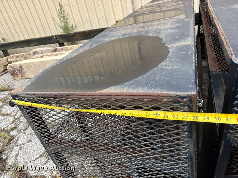 image for item EM8219 (2) steel storage shelves