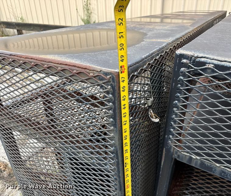 image for item EM8219 (2) steel storage shelves