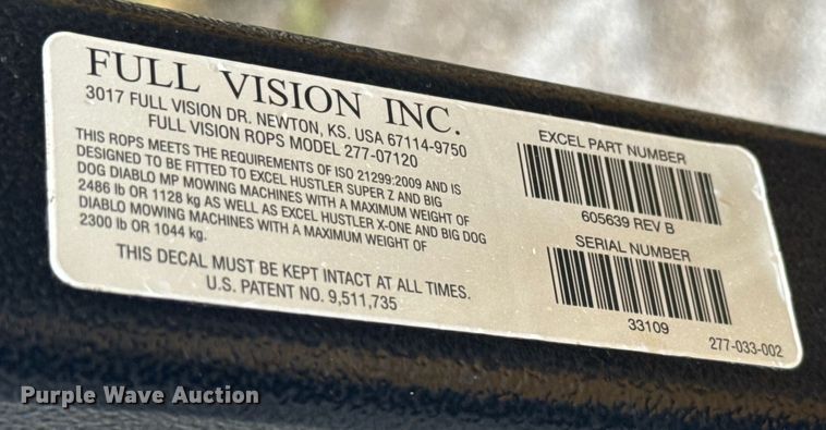 image for item EM8237 2019 Hustler Super Z ZTR lawn mower