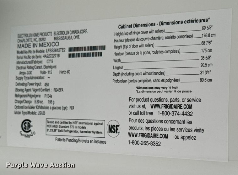 image for item EM8246 (3) refrigerators