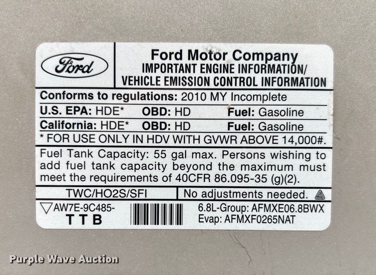 image for item EM8248 2010 Ford E450 ambulance