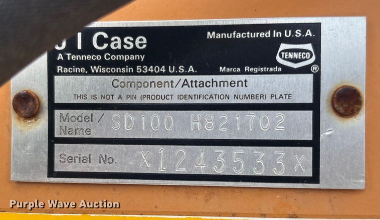 image for item EM8254 1985 Case 30+4 trencher