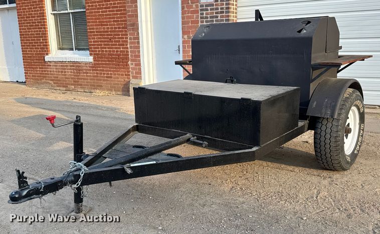 image for item EM8303 Shop built BBQ trailer