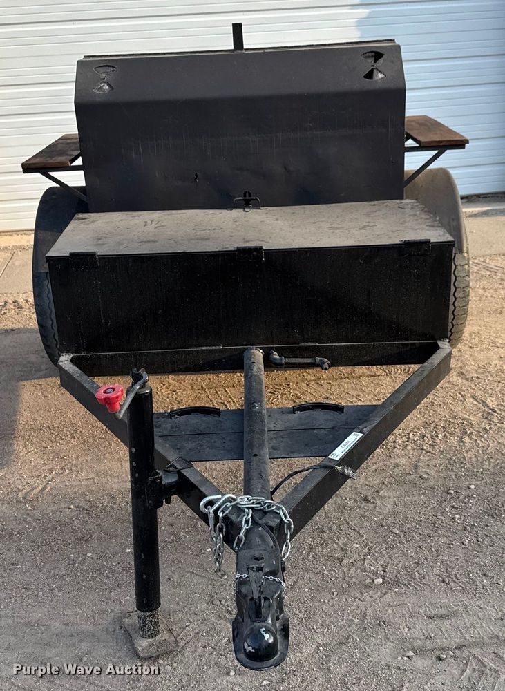 image for item EM8303 Shop built BBQ trailer