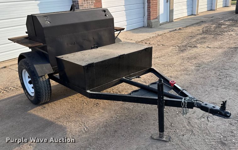 image for item EM8303 Shop built BBQ trailer