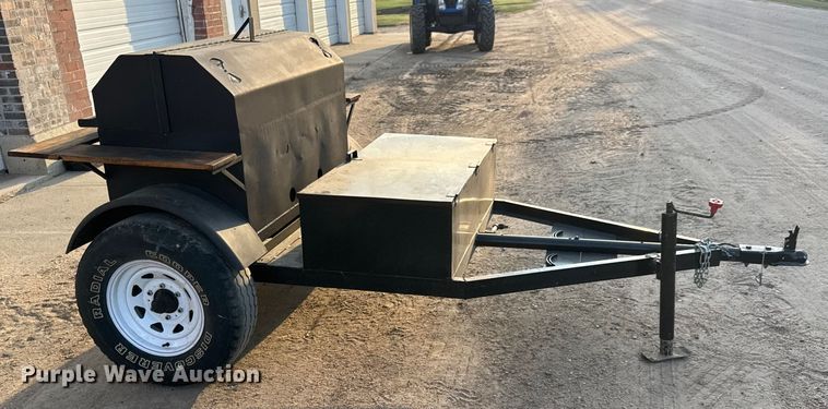 image for item EM8303 Shop built BBQ trailer