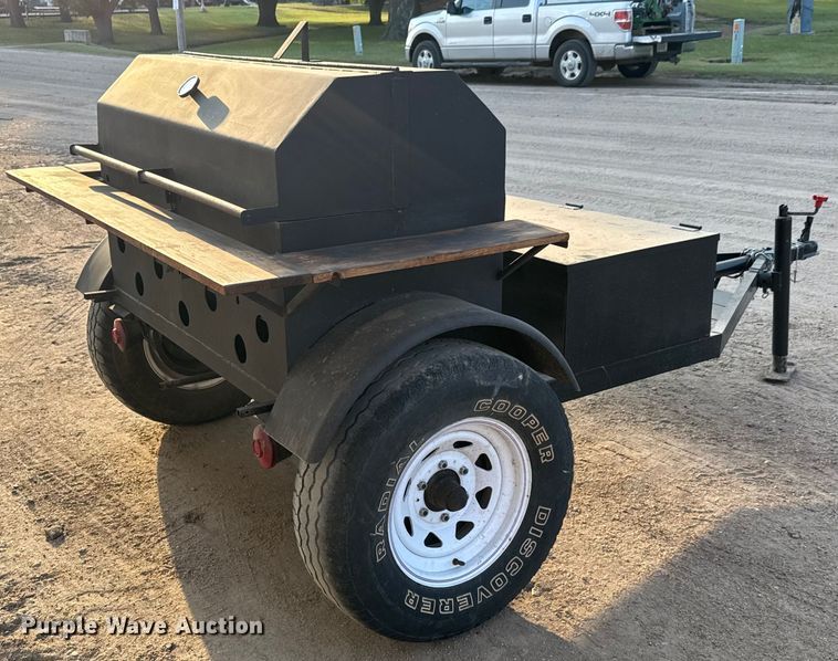 image for item EM8303 Shop built BBQ trailer