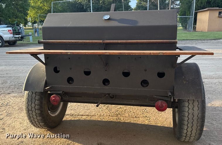 image for item EM8303 Shop built BBQ trailer