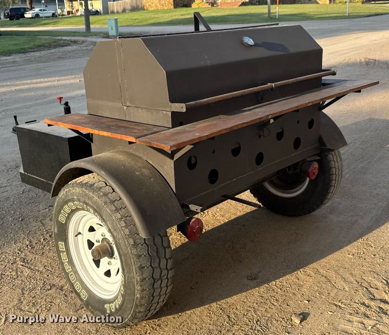 image for item EM8303 Shop built BBQ trailer