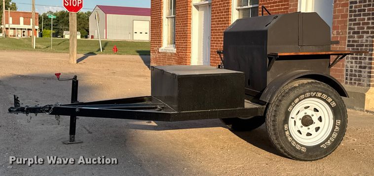 image for item EM8303 Shop built BBQ trailer