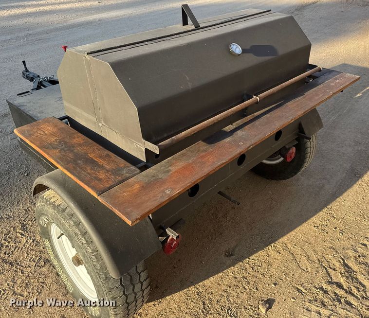 image for item EM8303 Shop built BBQ trailer