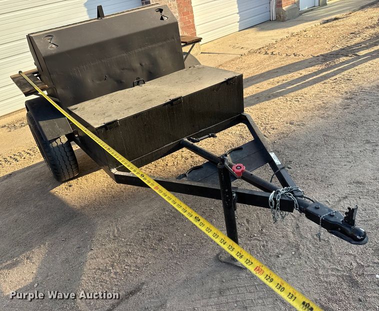 image for item EM8303 Shop built BBQ trailer