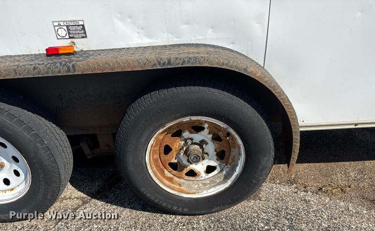 image for item EM8313 2013 H & H FD-306 REV A enclosed cargo trailer