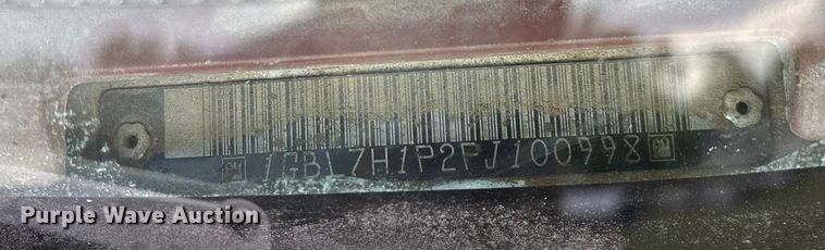 image for item EN5621 1993 Chevrolet Kodiak C5500  flatbed truck