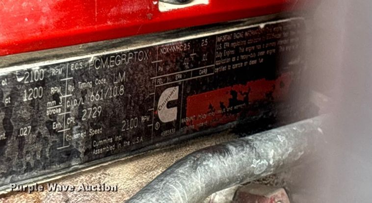 image for item EN5624 2009 International 9200i dump truck