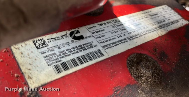 image for item EN5629 2012 Ford F750 Super Duty XL forestry bucket truck